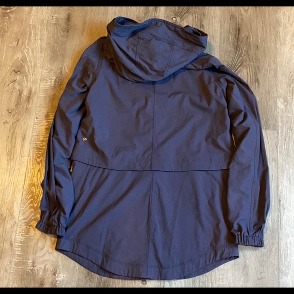 EUC Yogi Anorak Rain Jacket Cadet Blue size 4 - Picture 5 of 6